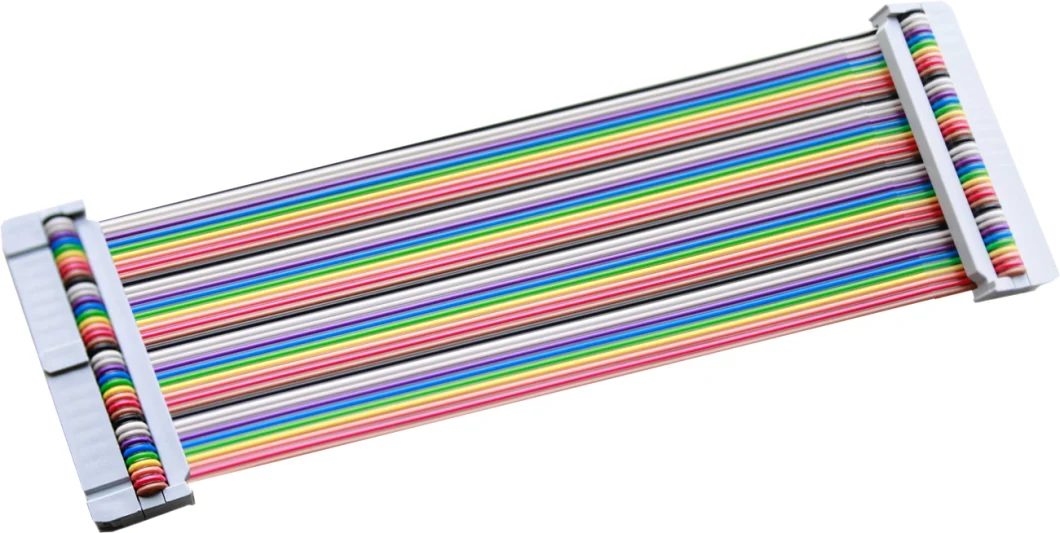 Siron X200 UL2651 28AWG Rainbow Ribbon Harness Cable with IDC Connectors Cable Wires