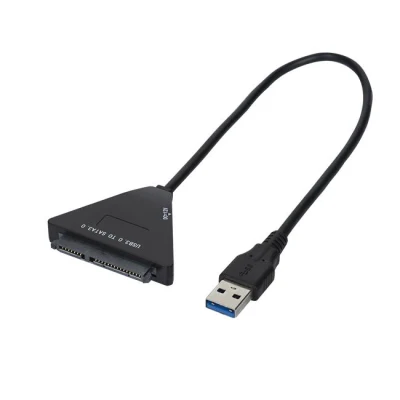 Adaptador de cable USB 3.0 a macho a 15+7 22 pines SATA