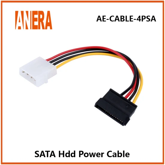 IDE 4p macho a 2 SATA 15p hembra Cable adaptador computadora SATA Cable de alimentación para disco duro