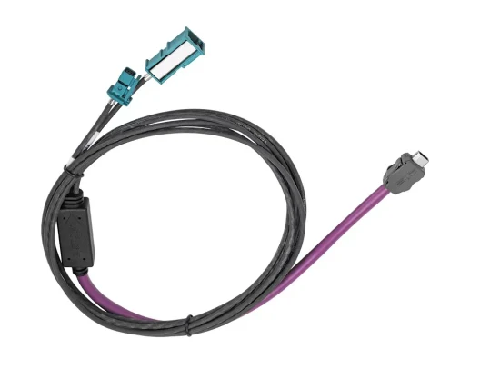  Cable automotriz Hrs 10p Tipo IDC Macho a 2p Hembra + 2p Macho Cat.  6A SFTP FL09ybcy2*0.14mm