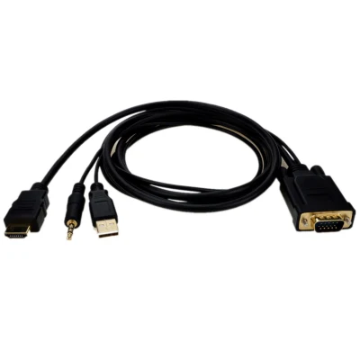 Cable HDTV a VGA para Chromebook Raspberry Pi Roku xBox