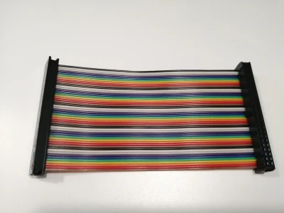 Paso de 2,54 mm 50 pines F/F IDC Rainbow Flat Ribbon Cable Leads