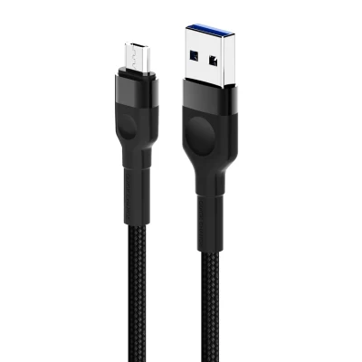 Personalizado de fábrica 1m 2m 5V 3A 480Mbps 2.0 USB a Micro, Cable de pesca tipo C Cables de carga rápida para teléfono móvil