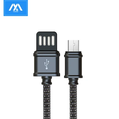 Precio de fábrica Metal Head Acero inoxidable trenzado 2A Super Fast Micro USB 2.0 Cable de carga de sincronización de datos para Android Samsung S4 S6