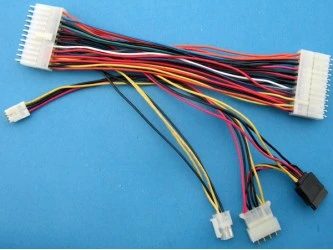 Conjunto de cables de arnés de cables de computadora Conector SATA y Molex Mini Fit 24 pines