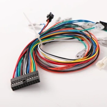 Cable eléctrico personalizado de alta calidad con DuPont Jst Zh Xh pH Molex Te Hirose IDC Conector Banana Plug Cableado Arnés de cables