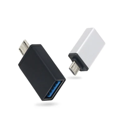 Micro USB B Macho a USB 2.0 a Hembra USB Micro OTG Hembra Adaptador Convertidor Cable