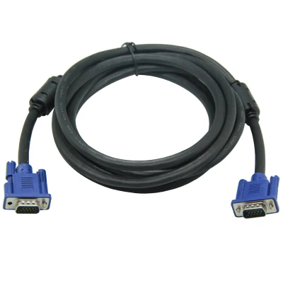 Cable vga a vga de 15 pines macho a macho 1080p VGA SVGA HD15 Cable de monitor coaxial de video macho a macho