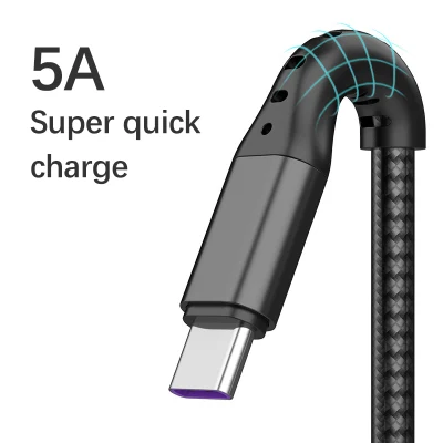 Durable Degradable Materiales duraderos USB2.0 High-End 3 en 1 Cable USB Cargador Datos Lightning Micro Type-C Cable para iPhone Samsung Vivo Teléfono móvil MacBook